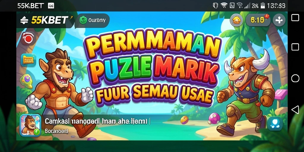 Tampilan gameplay 55KBET yang menarik dan penuh tantangan.