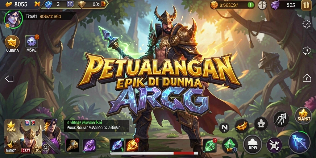 Tampilan gameplay ARPG yang seru dan mendebarkan dari 8055.