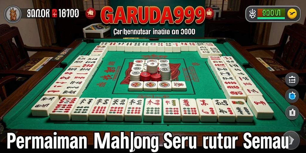 Tampilan menarik dari gameplay Mahjong GARUDA999 yang penuh tantangan.