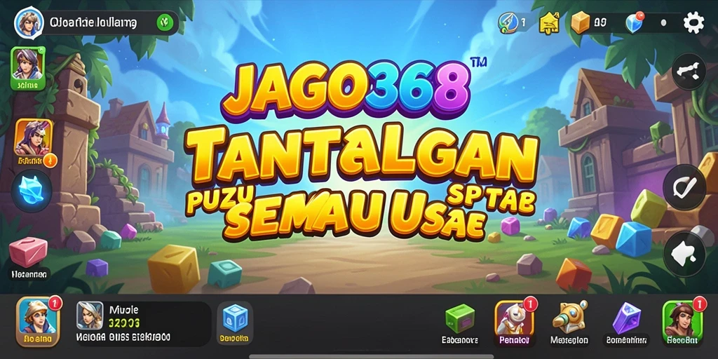 Tampilan gameplay menarik dari JAGO368 saat menyelesaikan puzzle.