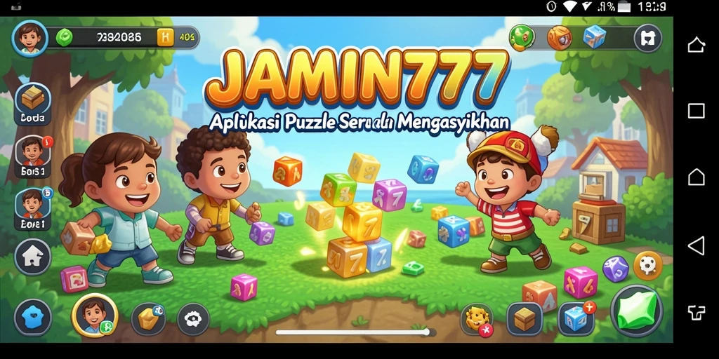 Tampilan seru gameplay JAMIN777 dalam menyelesaikan puzzle.