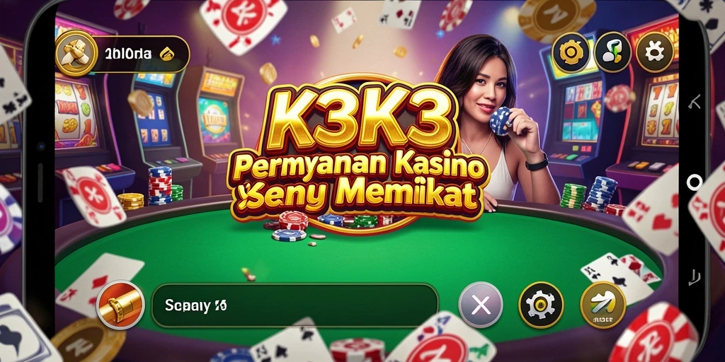 Gameplay K3K3 yang menyenangkan dan menarik dalam suasana Kasino.