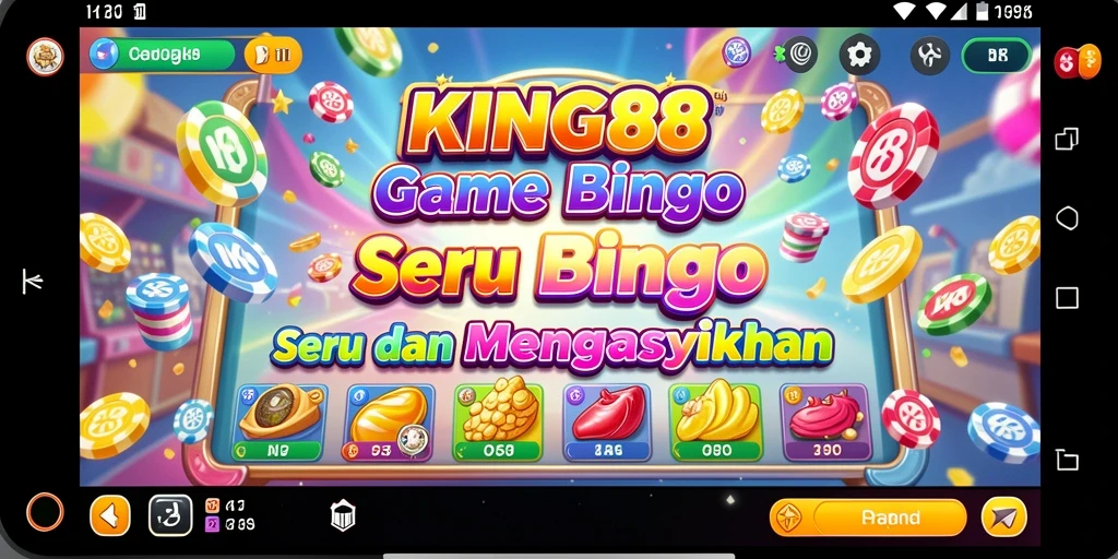 Tampilan gameplay Bingo yang menarik dalam KING88.