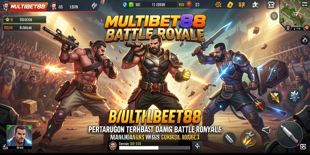 Gameplay seru dan kompetitif dalam Battle Royale MULTIBET88.