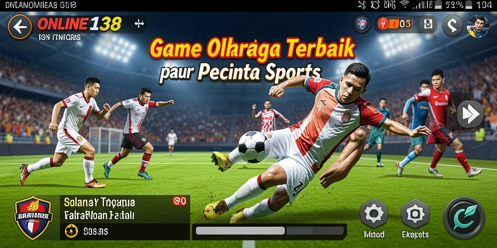 Tampilan gameplay seru dalam <strong>ONLINE138</strong> di arena olahraga.