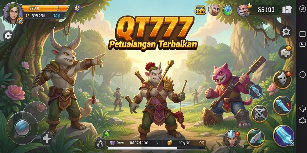 Tampilan gameplay Open World yang menakjubkan dan interaktif.
