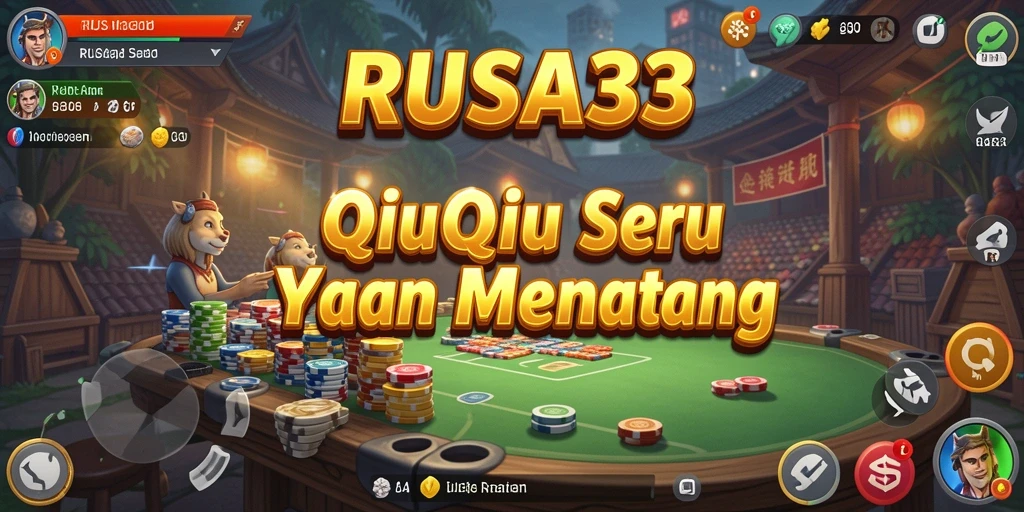 Tampilan menarik dan gameplay seru dari RUSA33 QiuQiu.